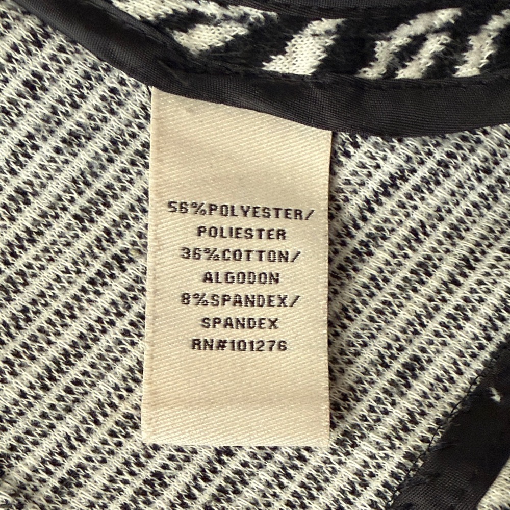 Eci Black And White Patterned Jacket - image 4